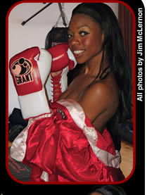 Veighlyn with gloves