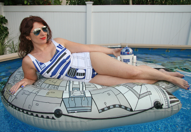 Alison on Millennium Falcon