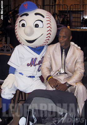Strawberry and Mr Met